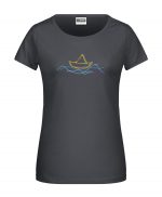 Handdrawn-Boat - Bio-Shirt Frauen rundhals – Bild 4