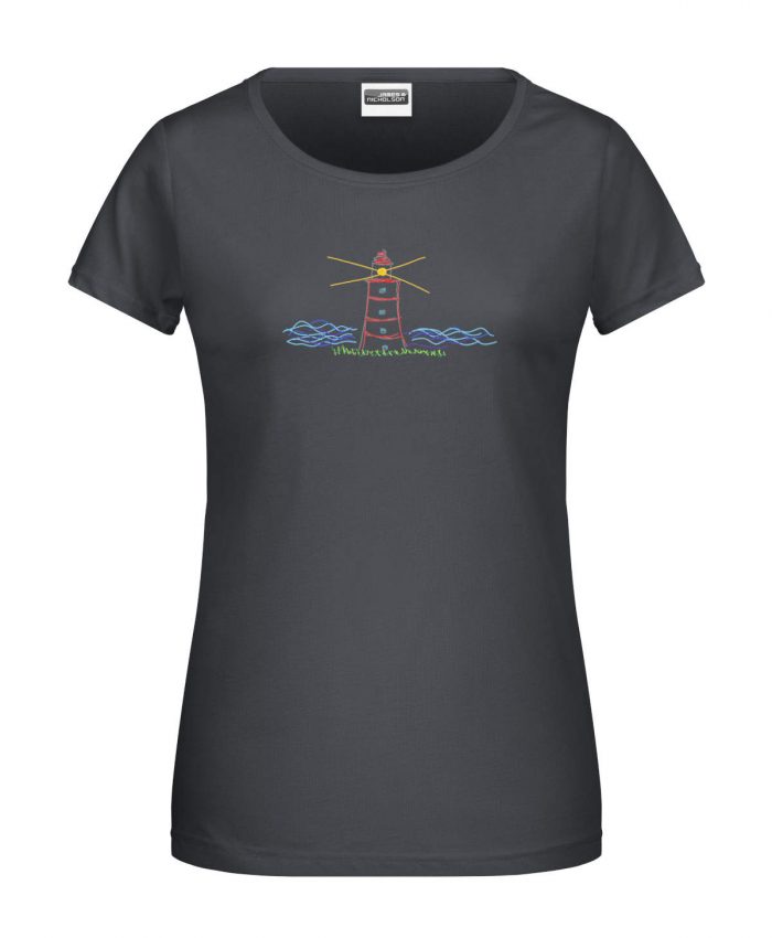 Handdrawn-Lighttower - Bio-Shirt Frauen rundhals – Bild 2