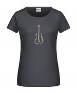 Handdrawn-Guitar - Bio-Shirt Frauen rundhals – Bild 4