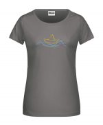 Handdrawn-Boat - Bio-Shirt Frauen rundhals – Bild 5