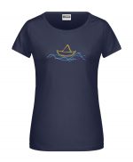 Handdrawn-Boat - Bio-Shirt Frauen rundhals – Bild 6