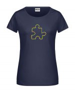 Handdrawn-Puzzle - Bio-Shirt Frauen rundhals – Bild 3