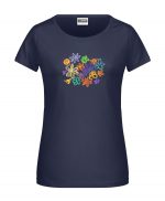 Handdrawn-Flowers - Bio-Shirt Frauen rundhals – Bild 6