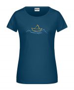 Handdrawn-Boat - Bio-Shirt Frauen rundhals – Bild 3