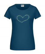 Handdrawn-Heart - Bio-Shirt Frauen rundhals – Bild 2