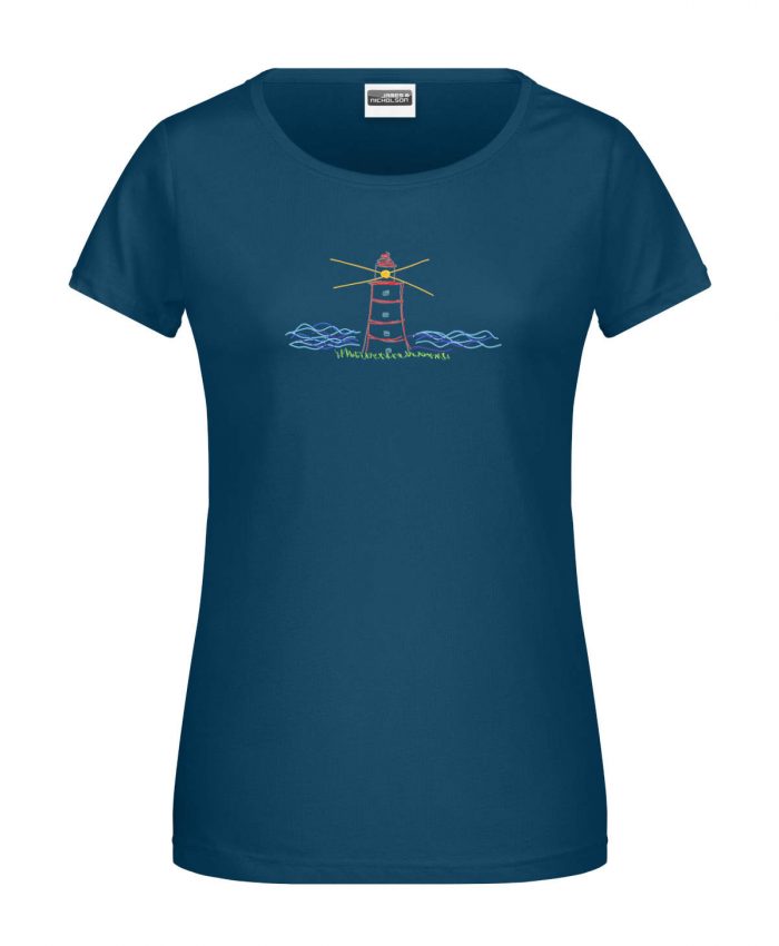 Handdrawn-Lighttower - Bio-Shirt Frauen rundhals – Bild 1