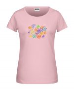 Handdrawn-Flowers - Bio-Shirt Frauen rundhals – Bild 8
