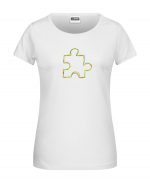 Handdrawn-Puzzle - Bio-Shirt Frauen rundhals – Bild 9
