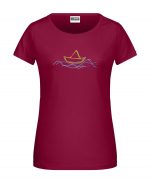 Handdrawn-Boat - Bio-Shirt Frauen rundhals – Bild 2