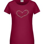 Handdrawn-Heart - Bio-Shirt Frauen rundhals