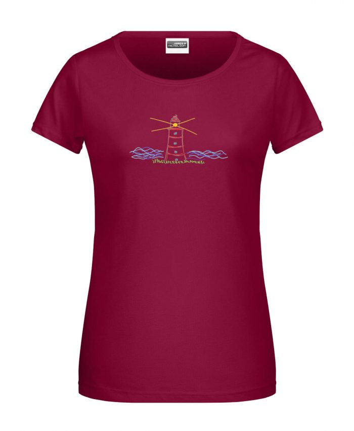 Handdrawn-Lighttower - Bio-Shirt Frauen rundhals – Bild 7