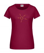 Handdrawn-Sun - Bio-Shirt Frauen rundhals – Bild 2