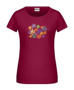 Handdrawn-Flowers - Bio-Shirt Frauen rundhals – Bild 2