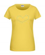 Handdrawn-Heart - Bio-Shirt Frauen rundhals – Bild 8