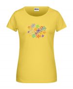 Handdrawn-Flowers - Bio-Shirt Frauen rundhals – Bild 9