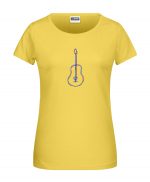 Handdrawn-Guitar - Bio-Shirt Frauen rundhals