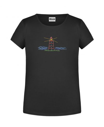 Handdrawn-Lighttower - Bio-Shirt Mädchen rundhals