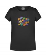 Handdrawn-Flowers - Bio-Shirt Mädchen rundhals – Bild 10