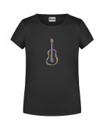 Handdrawn-Guitar - Bio-Shirt Mädchen rundhals – Bild 10