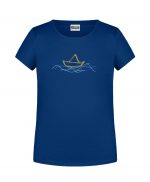 Handdrawn-Boat - Bio-Shirt Mädchen rundhals – Bild 2