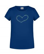 Handdrawn-Heart - Bio-Shirt Mädchen rundhals