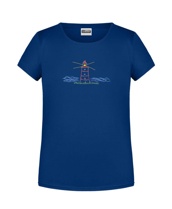 Handdrawn-Lighttower - Bio-Shirt Mädchen rundhals – Bild 3