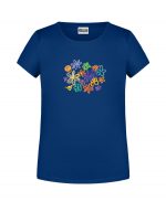 Handdrawn-Flowers - Bio-Shirt Mädchen rundhals – Bild 3