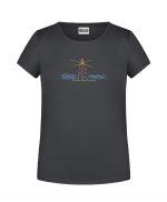 Handdrawn-Lighttower - Bio-Shirt Mädchen rundhals – Bild 5