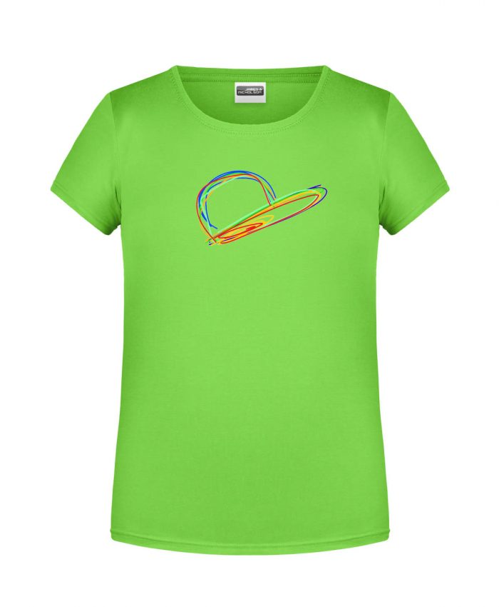 Handdrawn-Cap - Bio-Shirt Mädchen rundhals – Bild 6