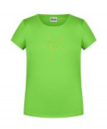 Handdrawn-Sun - Bio-Shirt Mädchen rundhals – Bild 6