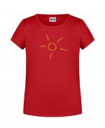 Handdrawn-Sun - Bio-Shirt Mädchen rundhals – Bild 4