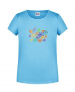 Handdrawn-Flowers - Bio-Shirt Mädchen rundhals – Bild 7