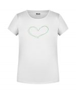 Handdrawn-Heart - Bio-Shirt Mädchen rundhals – Bild 8
