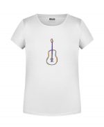 Handdrawn-Guitar - Bio-Shirt Mädchen rundhals – Bild 11