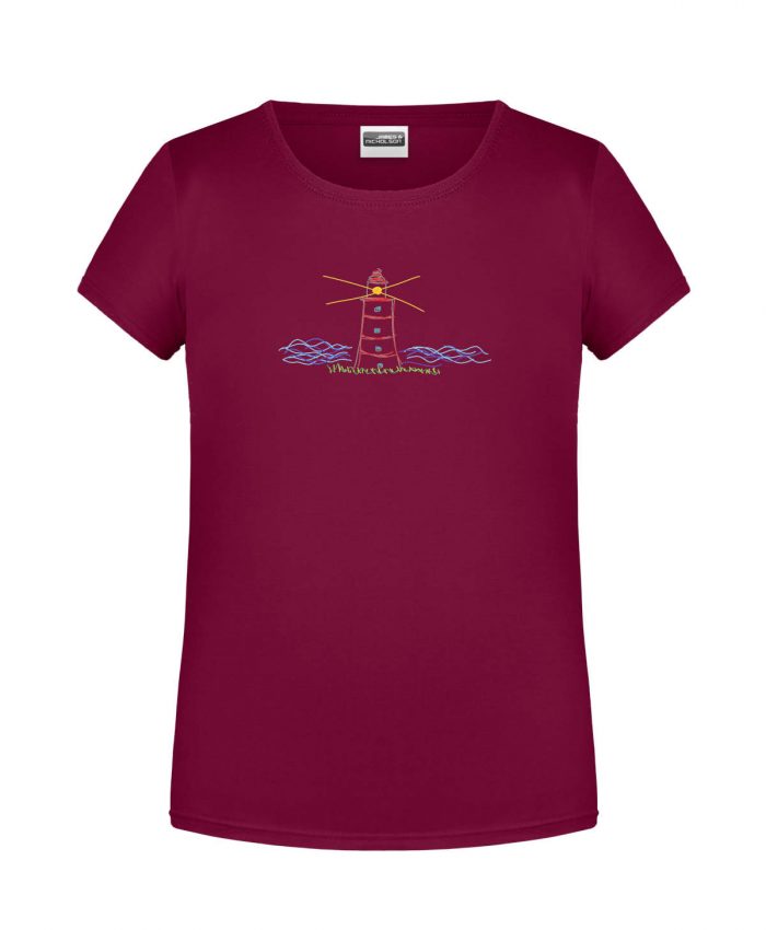 Handdrawn-Lighttower - Bio-Shirt Mädchen rundhals – Bild 2