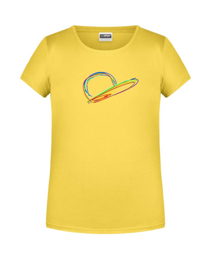 Handdrawn-Cap - Bio-Shirt Mädchen rundhals – Bild 8