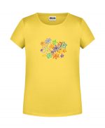 Handdrawn-Flowers - Bio-Shirt Mädchen rundhals – Bild 8