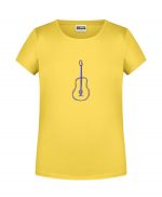 Handdrawn-Guitar - Bio-Shirt Mädchen rundhals