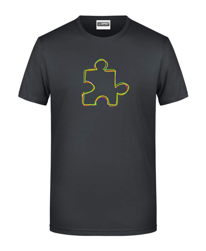 Handdrawn-Puzzle - Bio-Shirt Männer rundhals – Bild 10