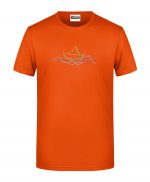 Handdrawn-Boat - Bio-Shirt Männer rundhals – Bild 9