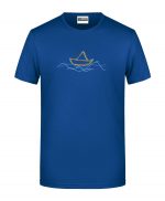Handdrawn-Boat - Bio-Shirt Männer rundhals