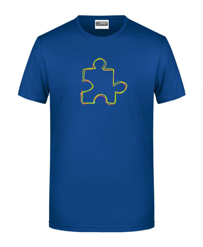 Handdrawn-Puzzle - Bio-Shirt Männer rundhals – Bild 2