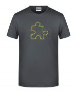 Handdrawn-Puzzle - Bio-Shirt Männer rundhals – Bild 4