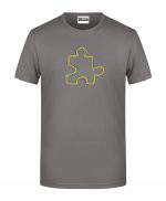 Handdrawn-Puzzle - Bio-Shirt Männer rundhals – Bild 5