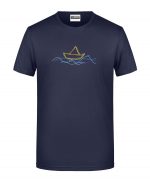 Handdrawn-Boat - Bio-Shirt Männer rundhals – Bild 6