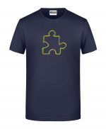 Handdrawn-Puzzle - Bio-Shirt Männer rundhals – Bild 6