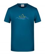 Handdrawn-Boat - Bio-Shirt Männer rundhals – Bild 3