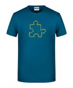 Handdrawn-Puzzle - Bio-Shirt Männer rundhals – Bild 3