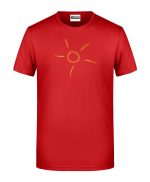 Handdrawn-Sun - Bio-Shirt Männer rundhals – Bild 3
