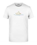 Handdrawn-Boat - Bio-Shirt Männer rundhals – Bild 11